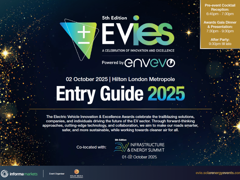 Electric Vehicle Innovation and Excellence Awards (EVIEs) Submission Guide